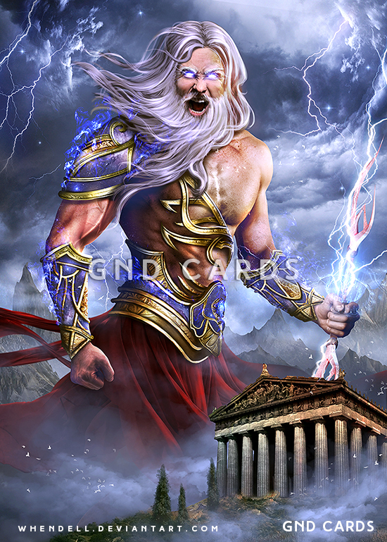 Zeus Writing Zeus, King of Gods by Whendell on DeviantArt