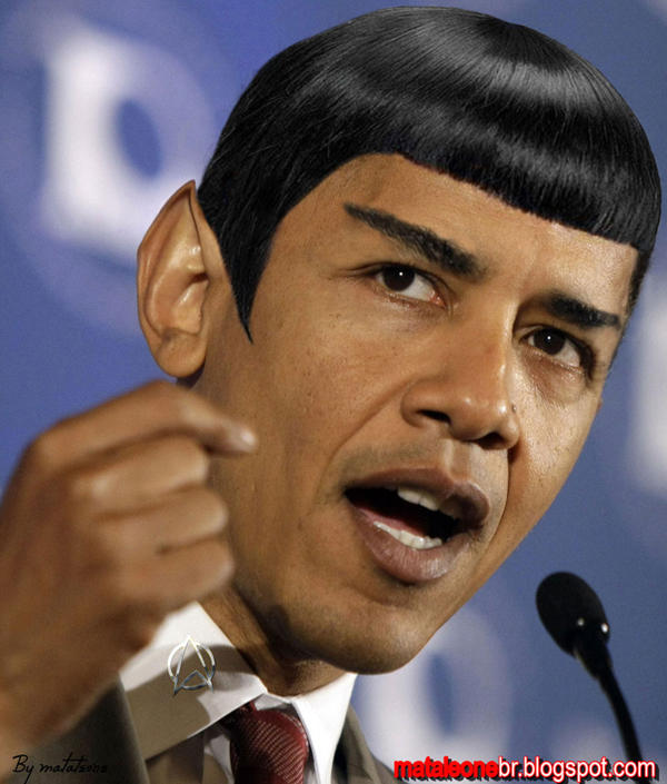 Resultado de imagem para obama spock