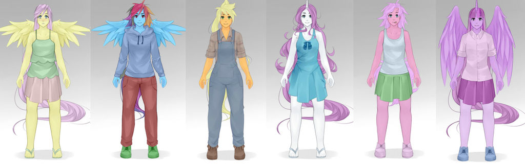 Mlp Humans by Oliwia2514 on DeviantArt