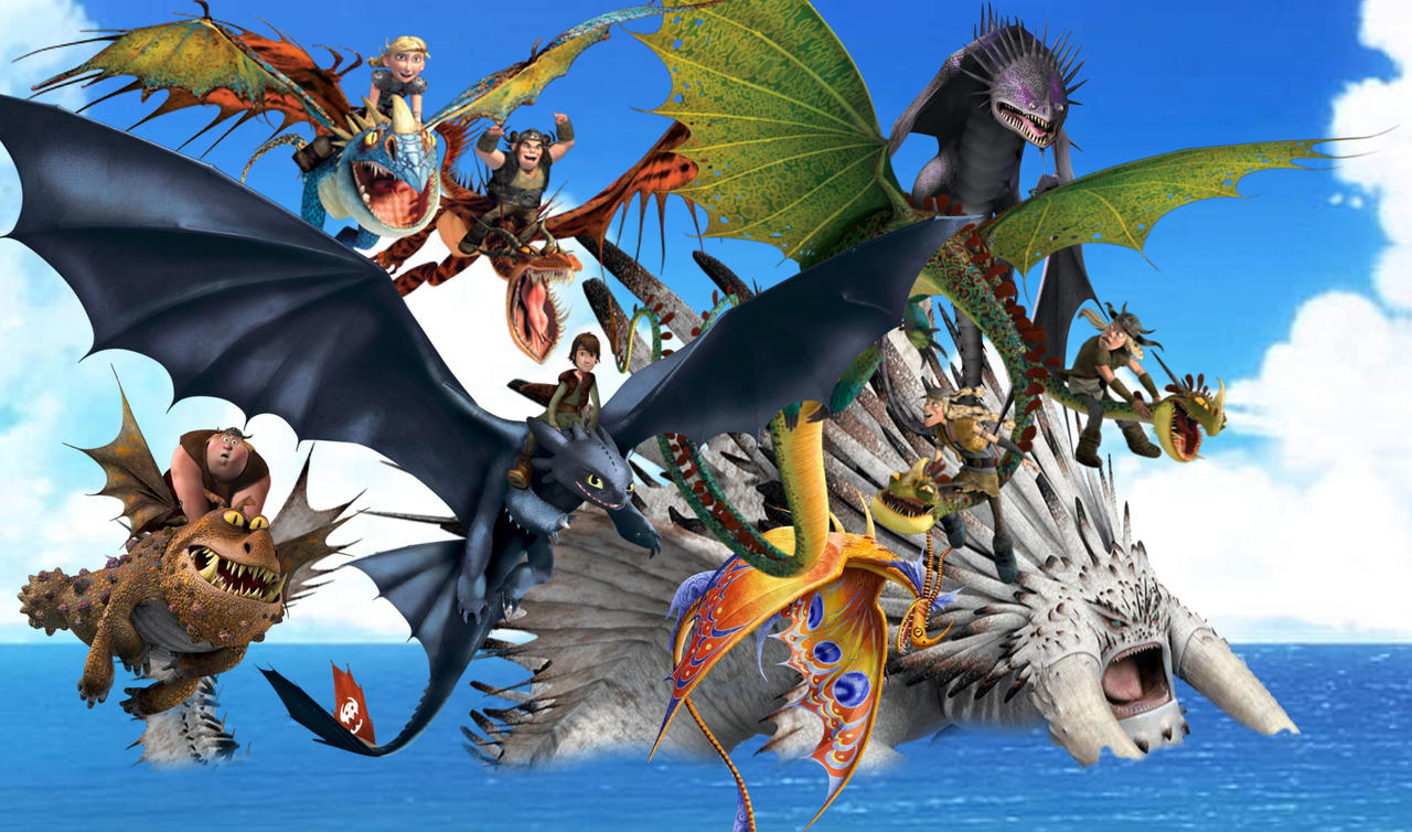 HTTYD The Main Characters by ThederangedGamer on DeviantArt
