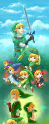 25 years of Legend of Zelda by anocurry