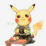 Tea Time Pikachu