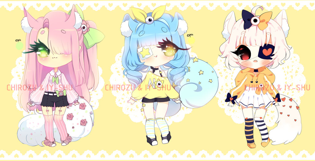 Adoptables | One-eyed cutie batch - CLOSED