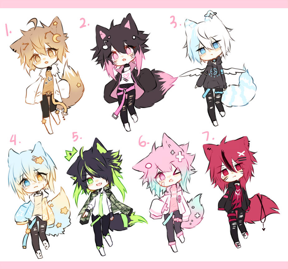 Kemonomimi batch - CLOSED by Hifurochi on DeviantArt