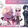 [COLLAB] Snake adoptables | CLOSED