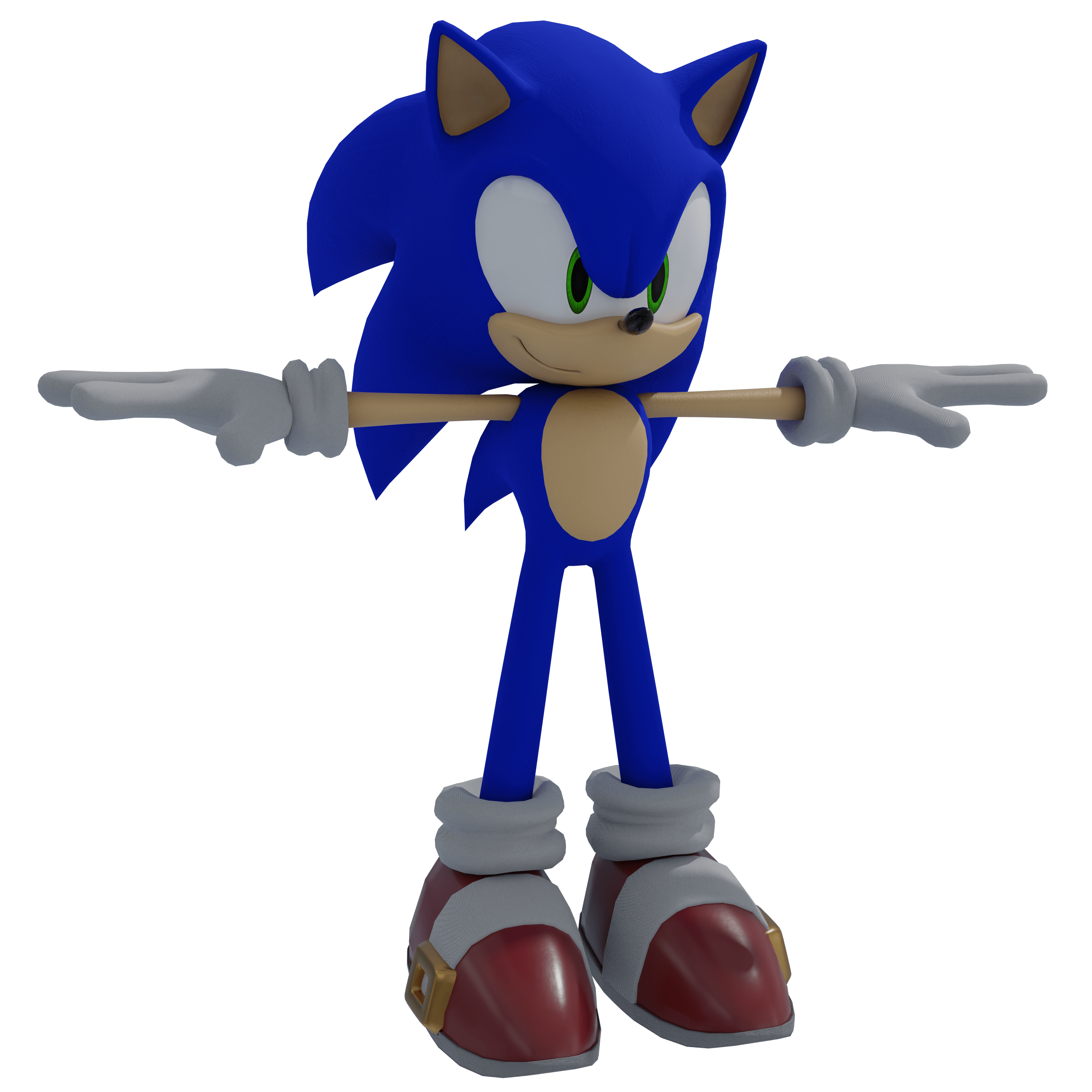 3D Model Download+ Sonic The Hedgehog by JCThornton on DeviantArt