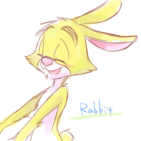 Rabbit by amekotoba on DeviantArt