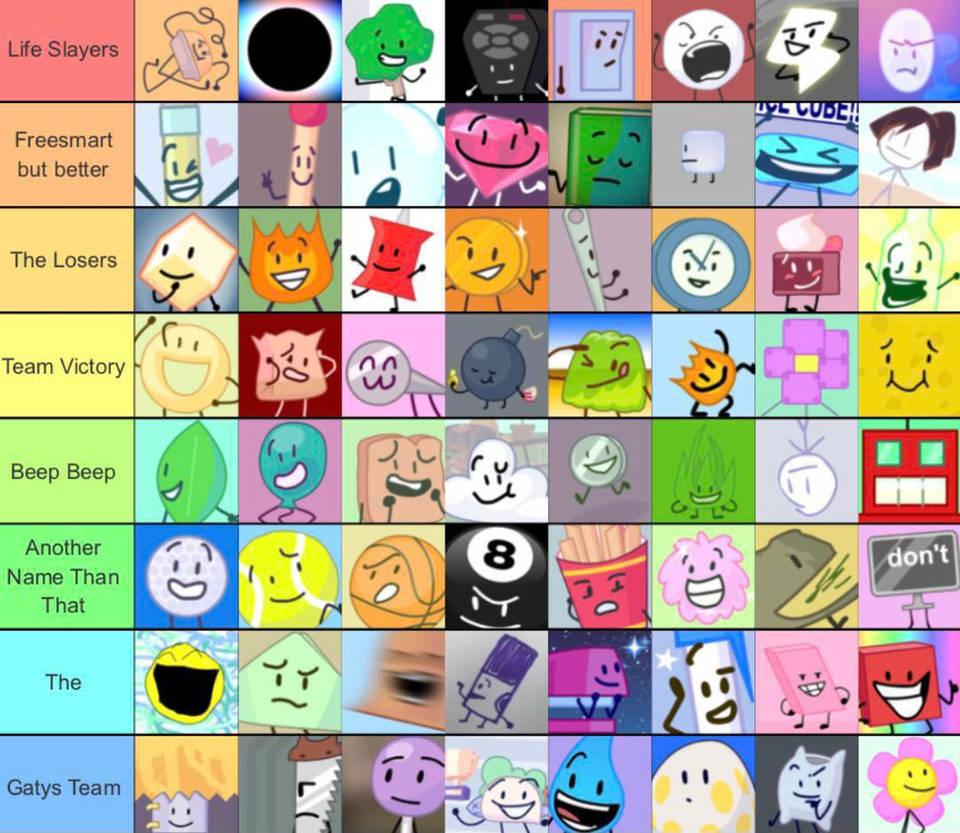 BFB Teams My Way By ZiplineHeroes295 On DeviantArt bfb-teams-my-way-by-ziplineheroes295-on-deviantart