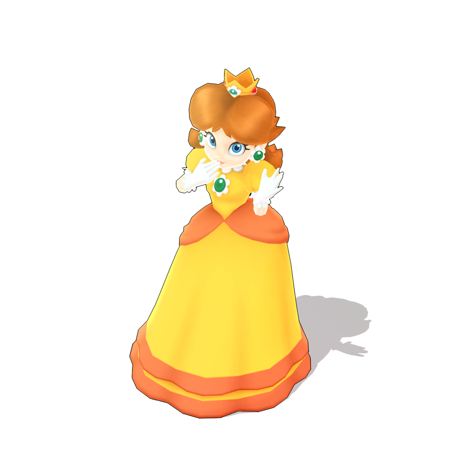 Daisy Renders MMD RENDER: Princess Daisy by AnyColor on DeviantArt