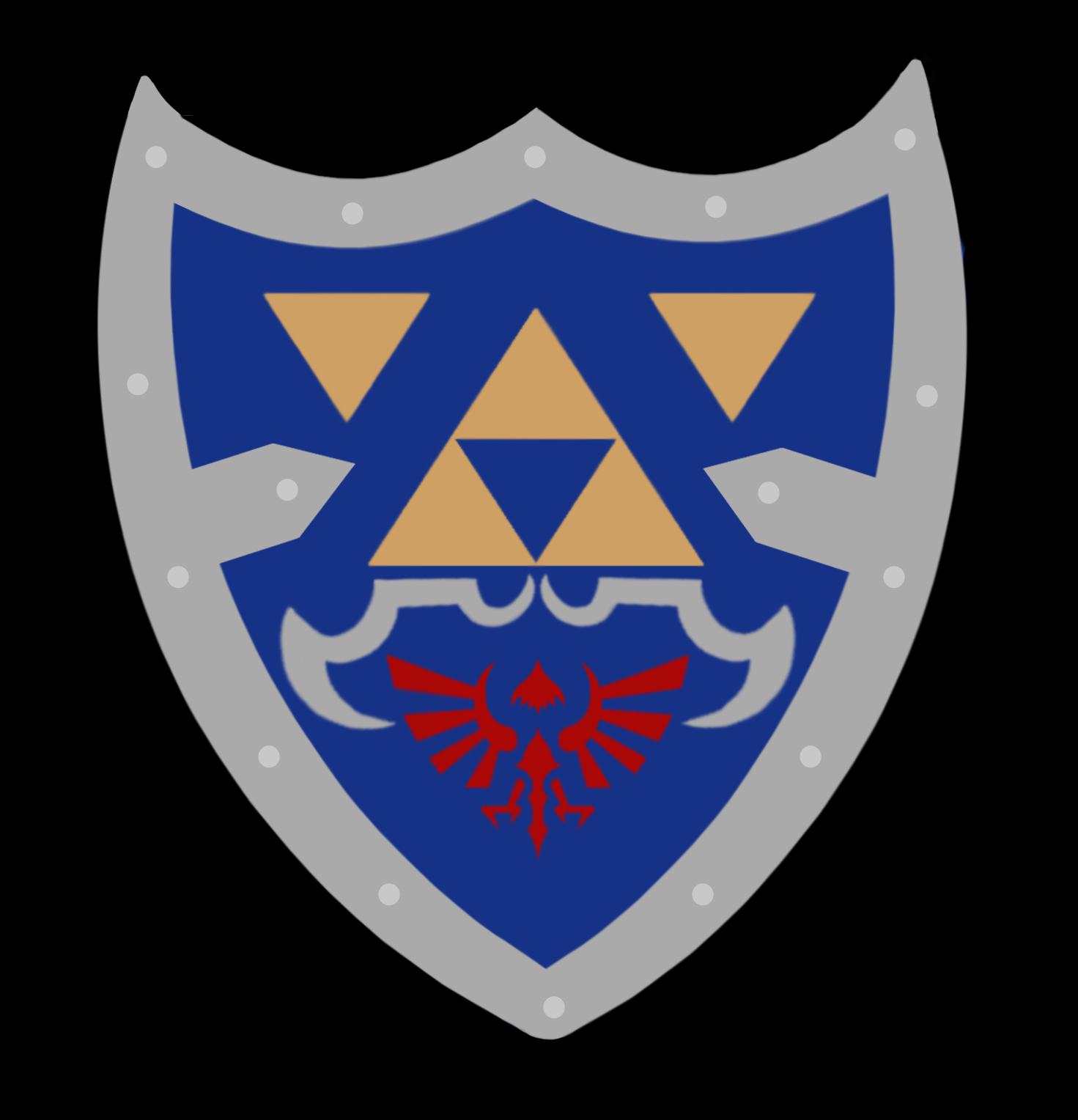 The Legend of Zelda, fanmade Link's shield by larrypotato on DeviantArt