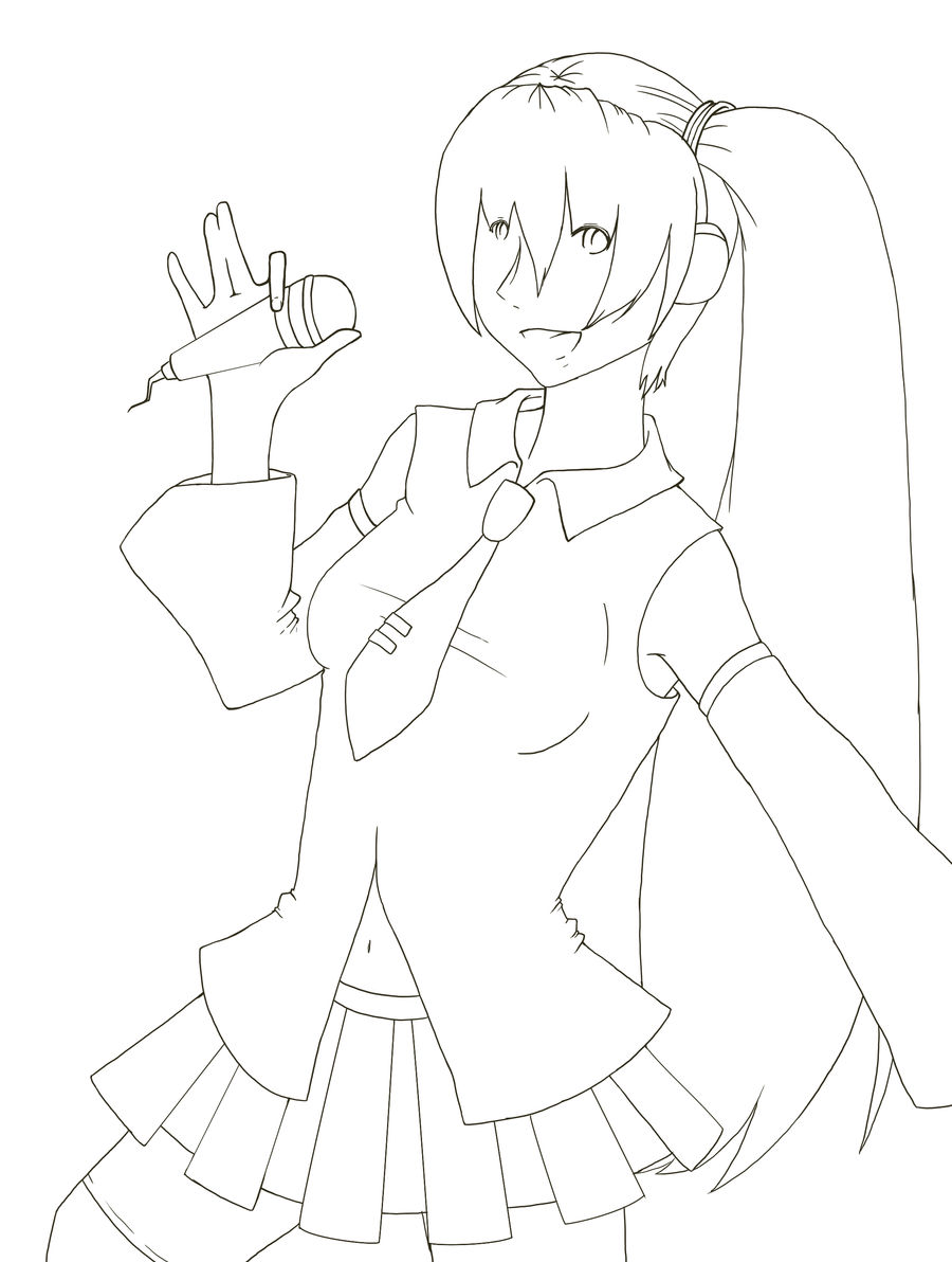 Neru Lineart 8D