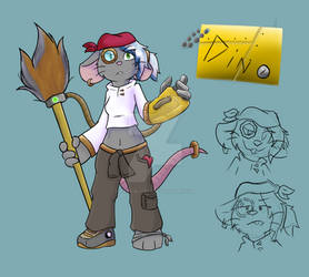 Dino (Old OC redesign)