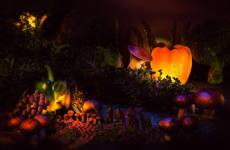 A Magical World Made of Vegetables (Foodscape)