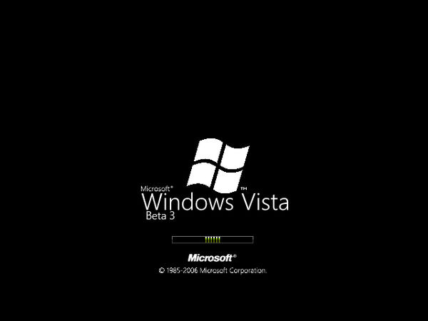 Windows Vista Beta 3 Boot screen by Wintendo558 on DeviantArt