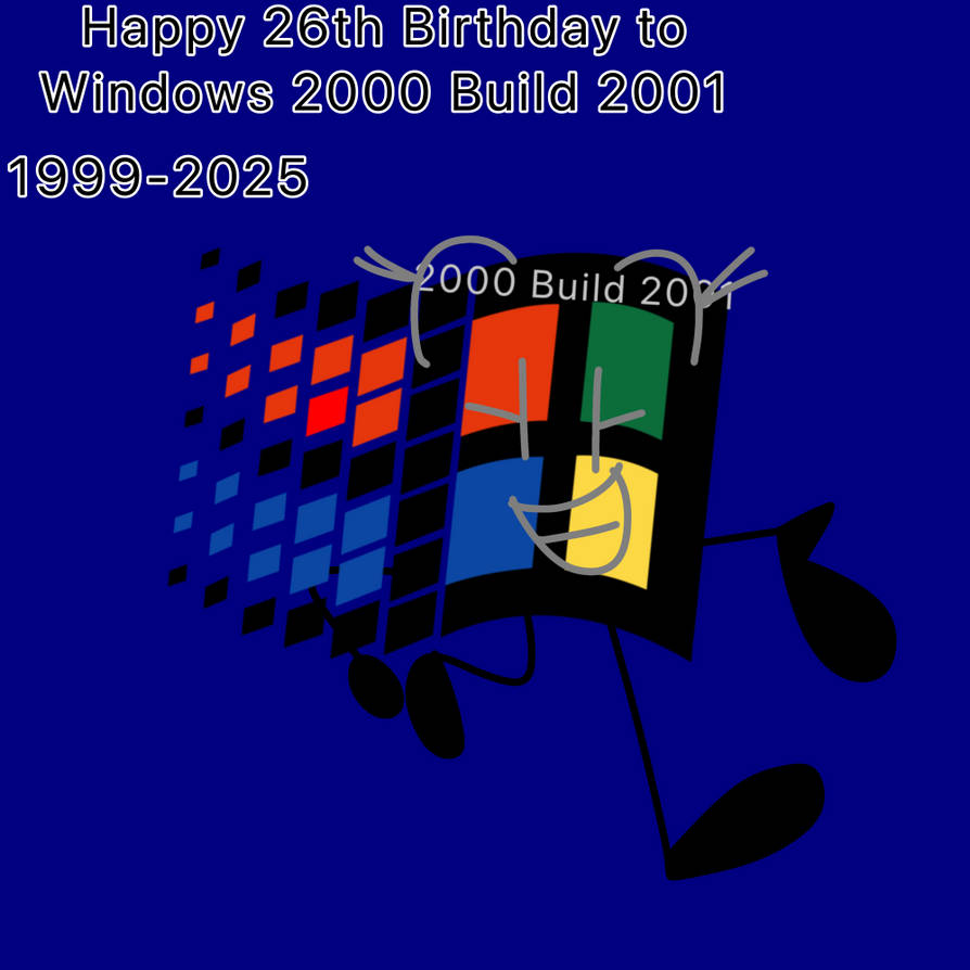 Build2001 Icon 26 Years of Windows 2000 Build 2001 by Wintendo558 on DeviantArt