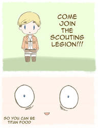 Irvin's Creepy Objection - SnK Comic 3