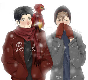 Jean and Marco (with a Phoenix)