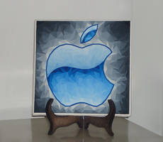 Apple logo - ceramic tile