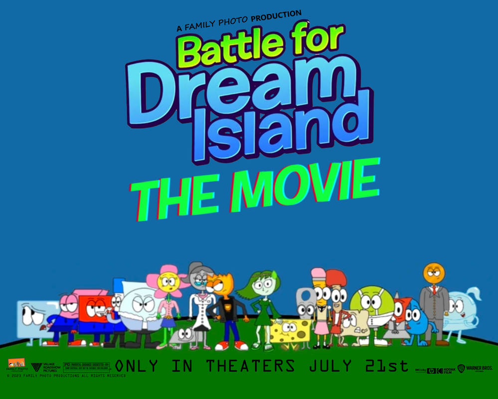 Table Bfdi Battle for Dream Island The Movie Half Sheet Poste by stephen0503 on ...