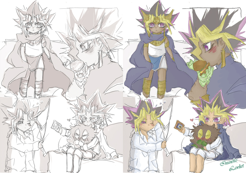 Atem y Yugi