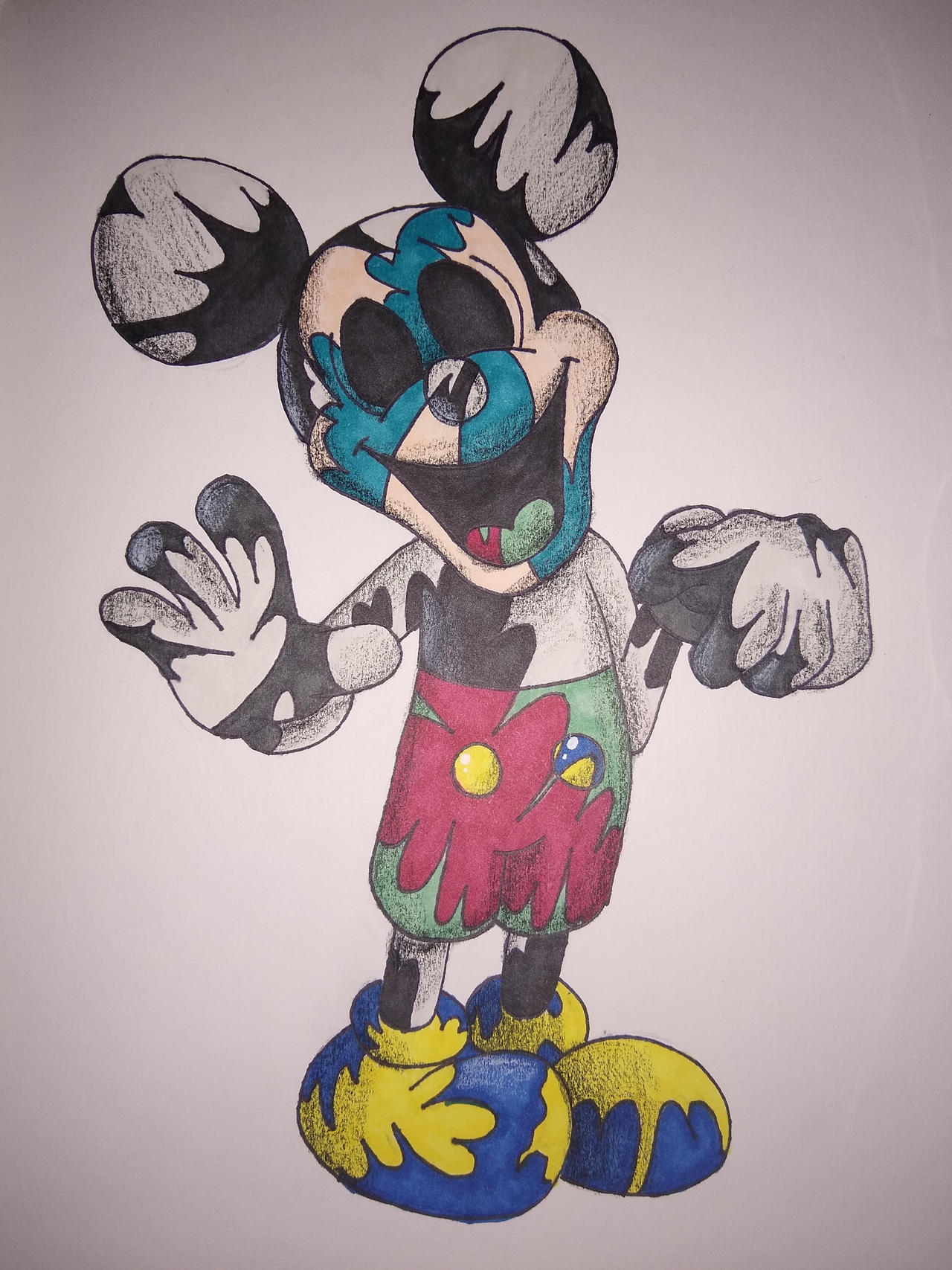Disordered Mickey Corrupted Mickey by AnxiousAlex2004 on DeviantArt