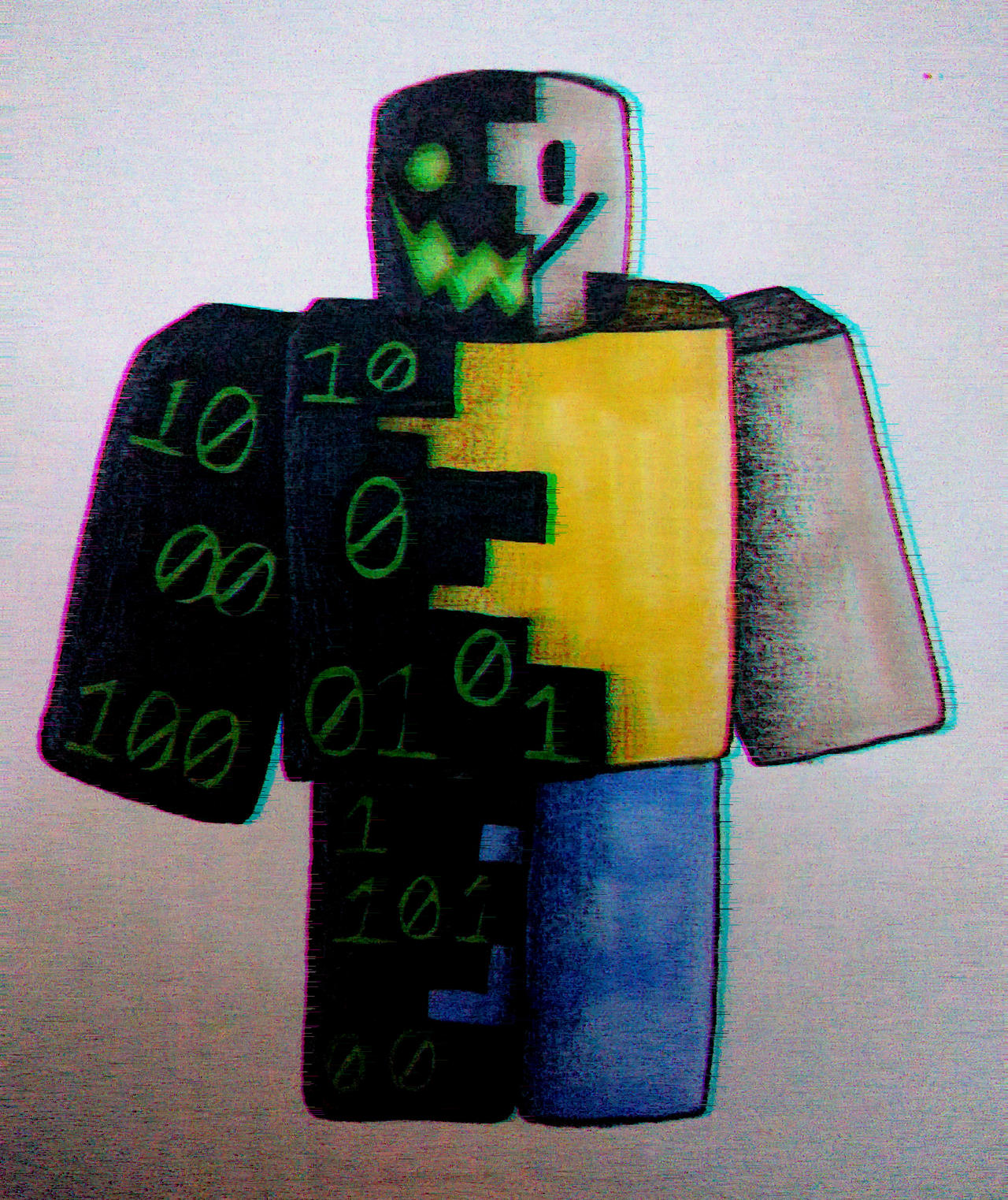 Mini) Blocky Avatar - John Doe