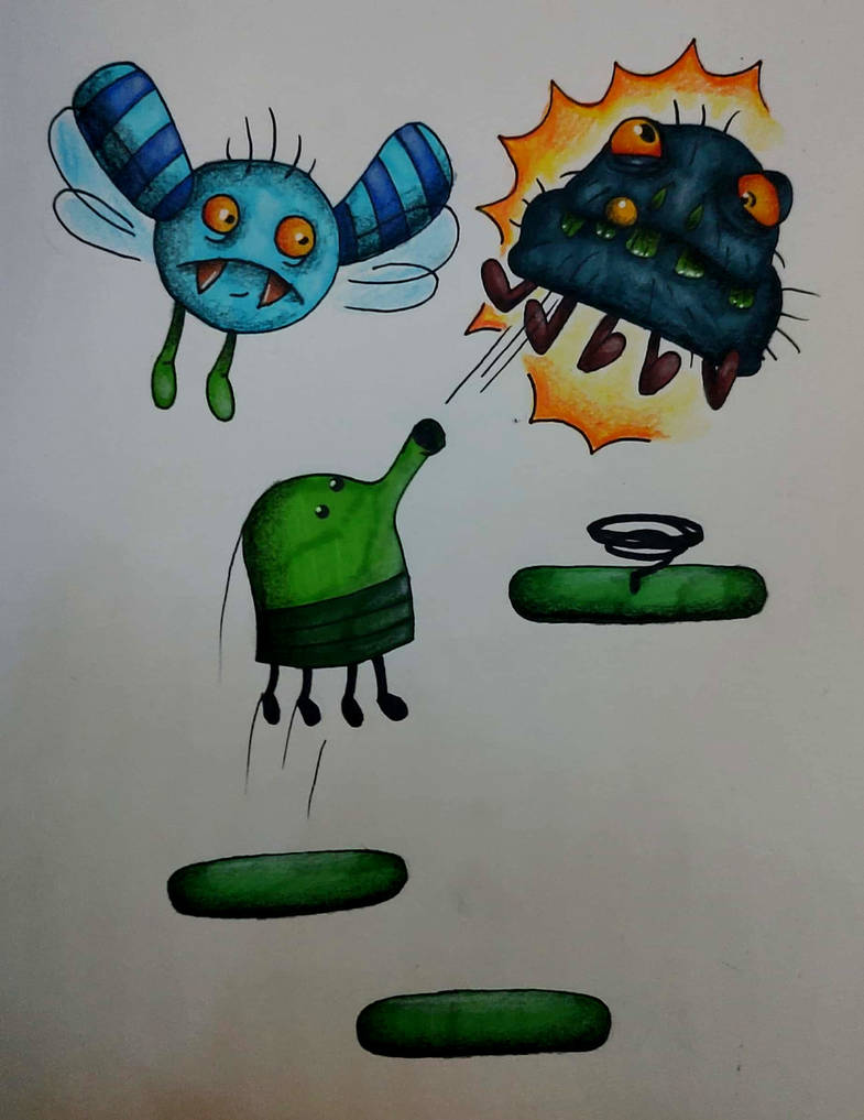 Doodle Jump Space Paper Child 4 by Fallnangel7 on DeviantArt
