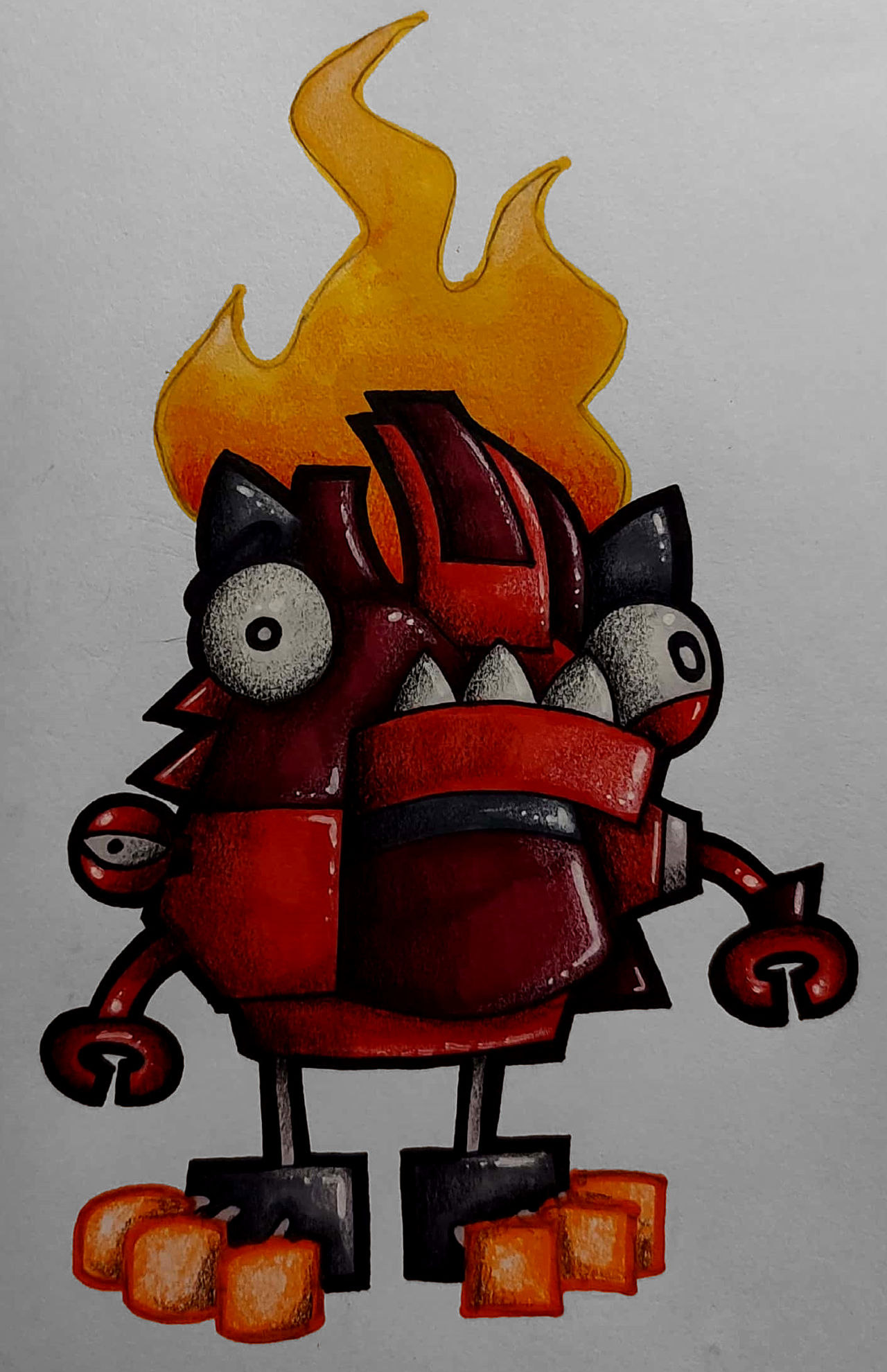 Mixels Murp Romp Deviantart Flain + Vulk + Zorch (Murp) by AnxiousAlex2004 on DeviantArt