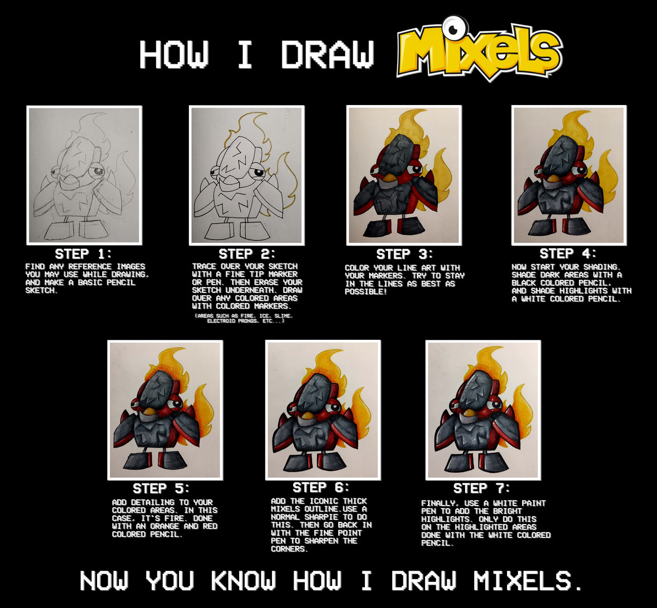 How I Draw Mixels by AnxiousAlex2004 on DeviantArt