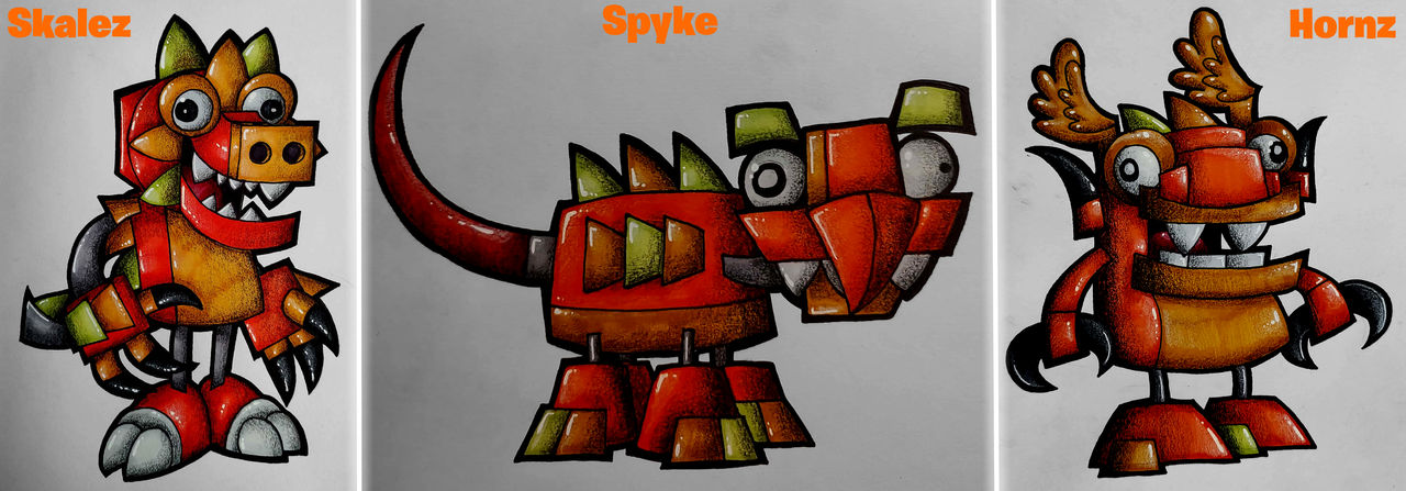 Mixels Animal Deviantart (Commission) Meet the Dragonytes | Mixels OCs by AnxiousAlex2004 on ...