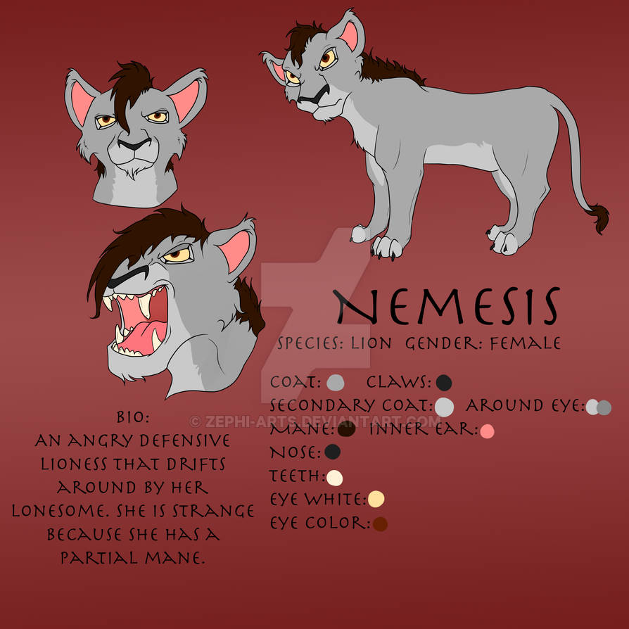 Nemis Animal Nemesis Reference by Zephi-Arts on DeviantArt