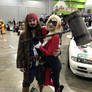 Captain Jack Sparrow with Harley Quinn