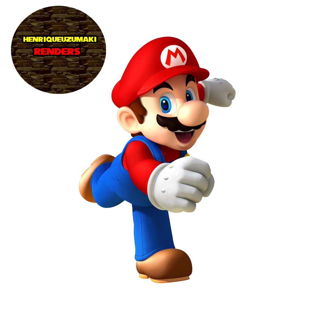 Mario Back Render Mario Render by henriqueuzumaki on DeviantArt