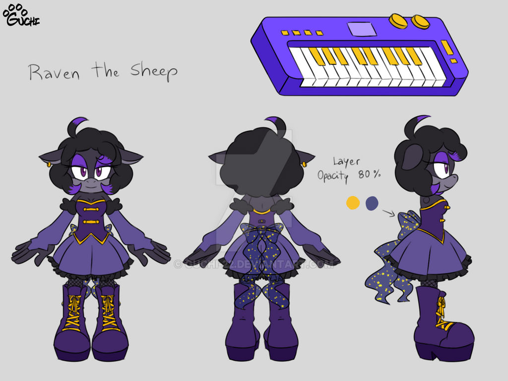 Raven referencia by guchi-22 on DeviantArt