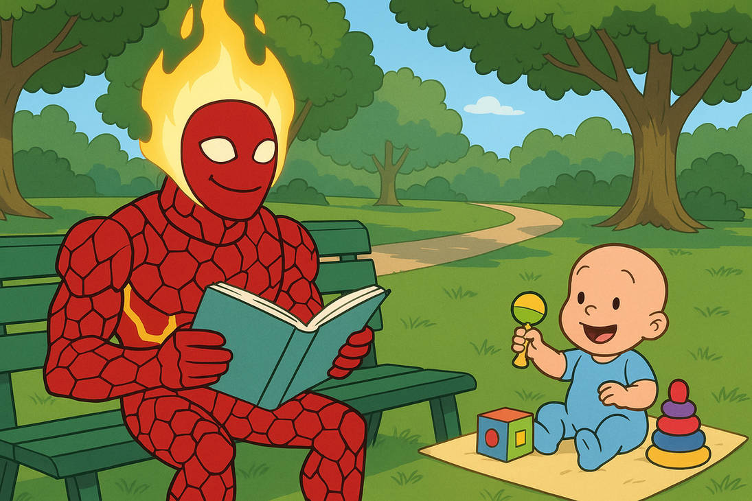 Humalien Kid The Fiery Humanoid Male Alien and the Human Baby by Heatblast-2005 on ...