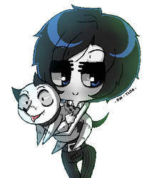 Frankenweenie:  Victor and Sparky!