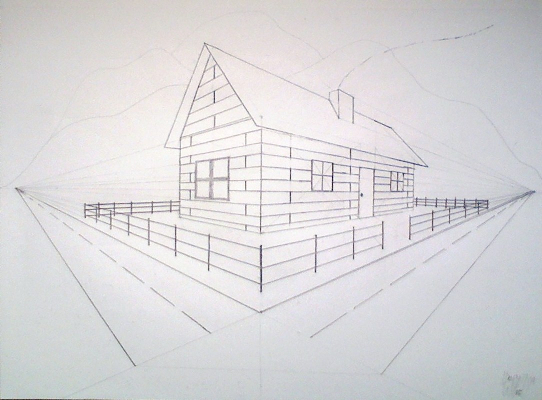 Two Point Perspective House By G4RR3TT18 On DeviantArt two-point-perspective-house-by-g4rr3tt18-on-deviantart