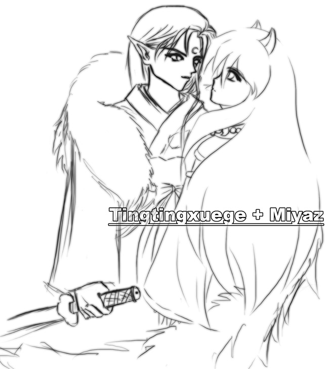 inuyasha chan+sessou-kun chan