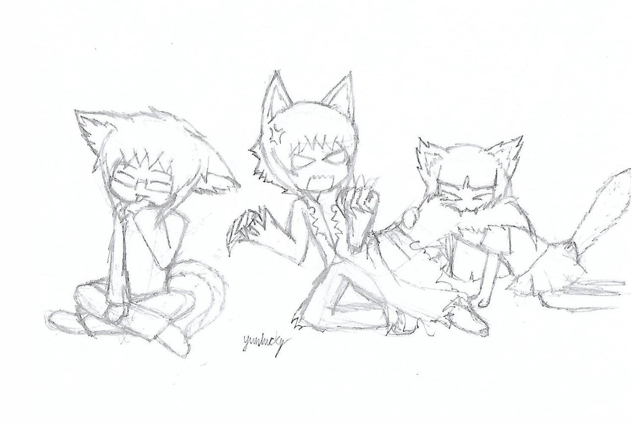 No bullying (sketch) by unluckypuppet on DeviantArt