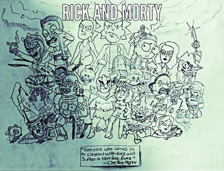 Rick and Morty by CatDogHeffer