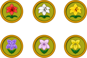 Animal Crossing New Leaf Flower Icons