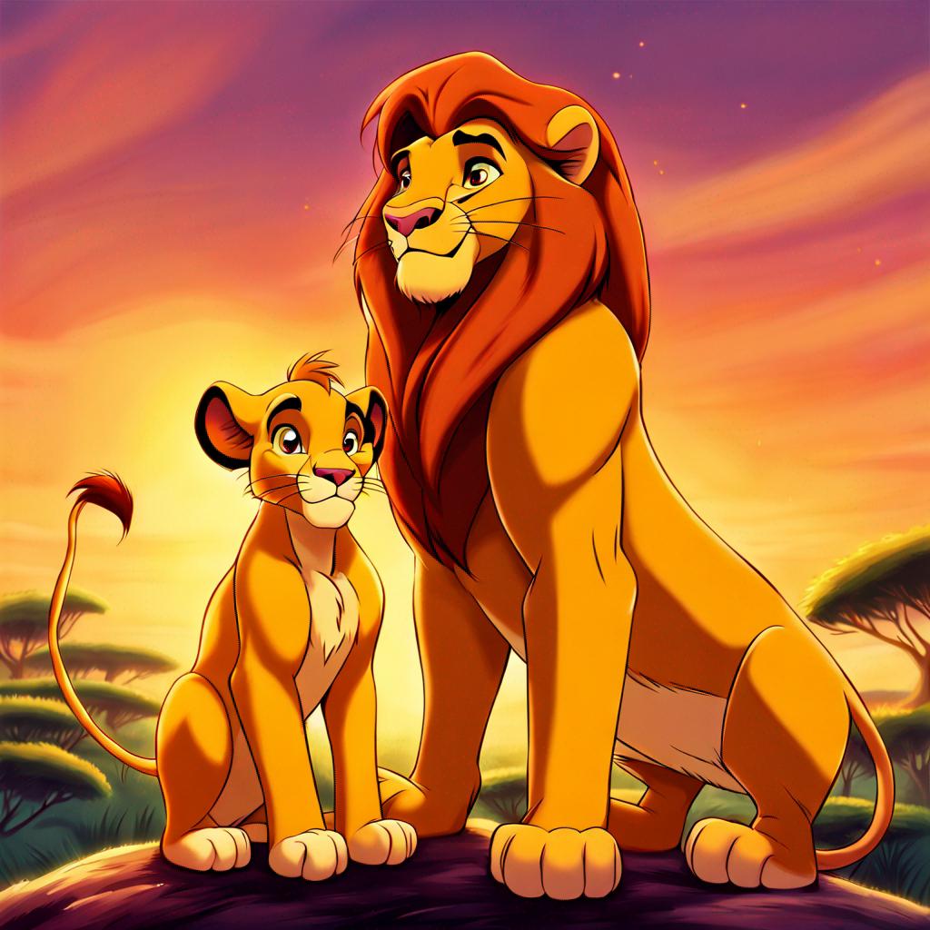 SIMBA AND MUFASA by mimzylove on DeviantArt