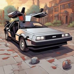 CAR FROM BACK TO THE FUTURE