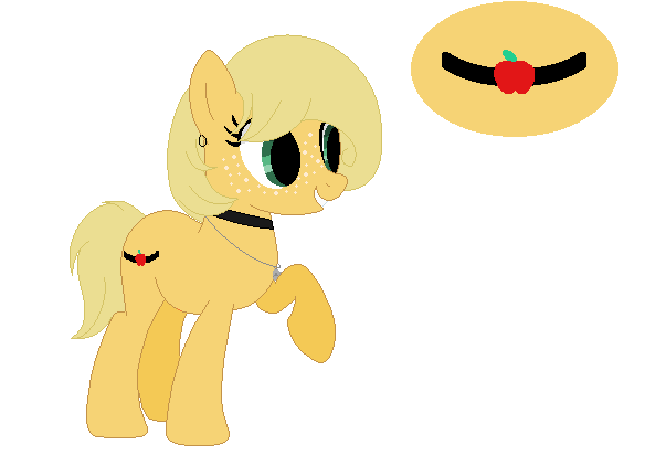 Choker Apple by OtayuriPlisetsky