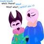 more sans x bendy fluffffff