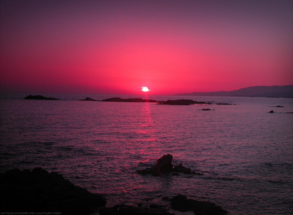 Rubescent Sunset red sunset by MitsukiMidori on DeviantArt