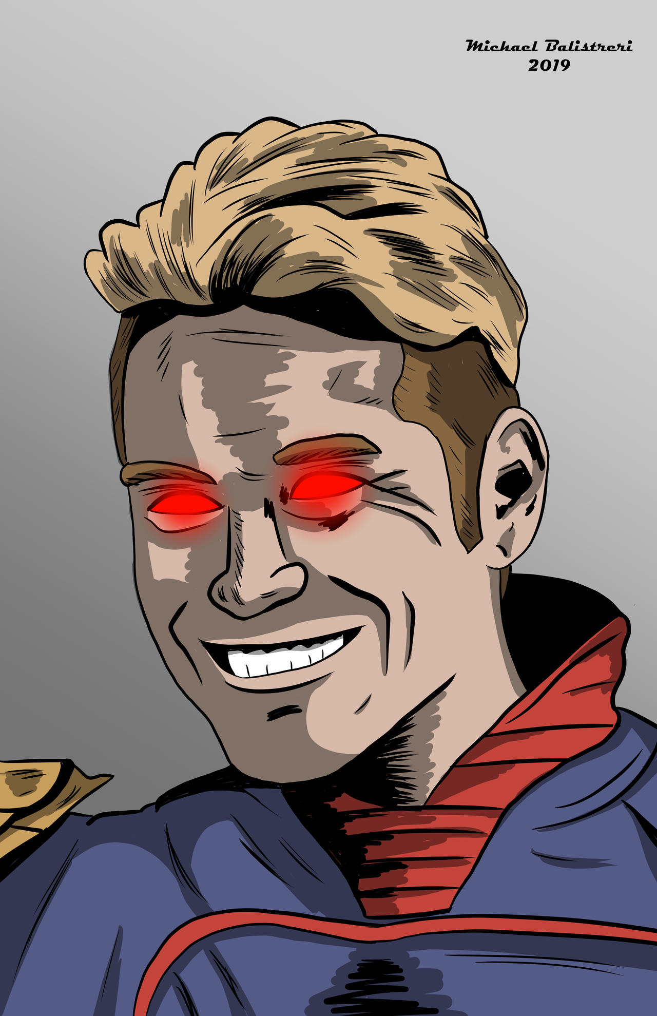 Homelander Colour In Homelander by BlackSnowComics on DeviantArt