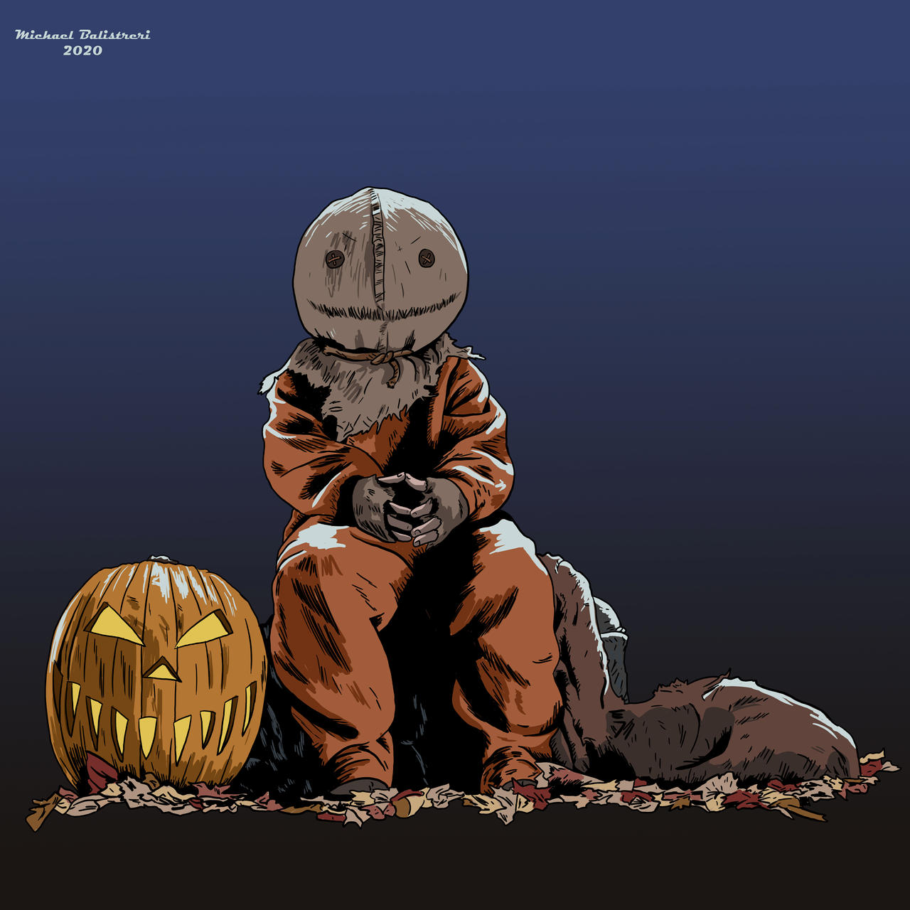 Sam Trick 'r Treat by BlackSnowComics on DeviantArt