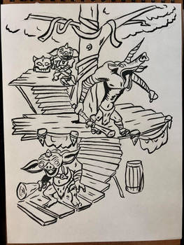 Inktober Day 15 Outpost