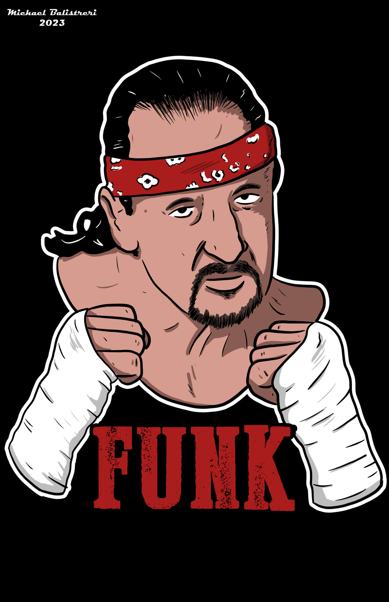 Terry Funk by BlackSnowComics on DeviantArt